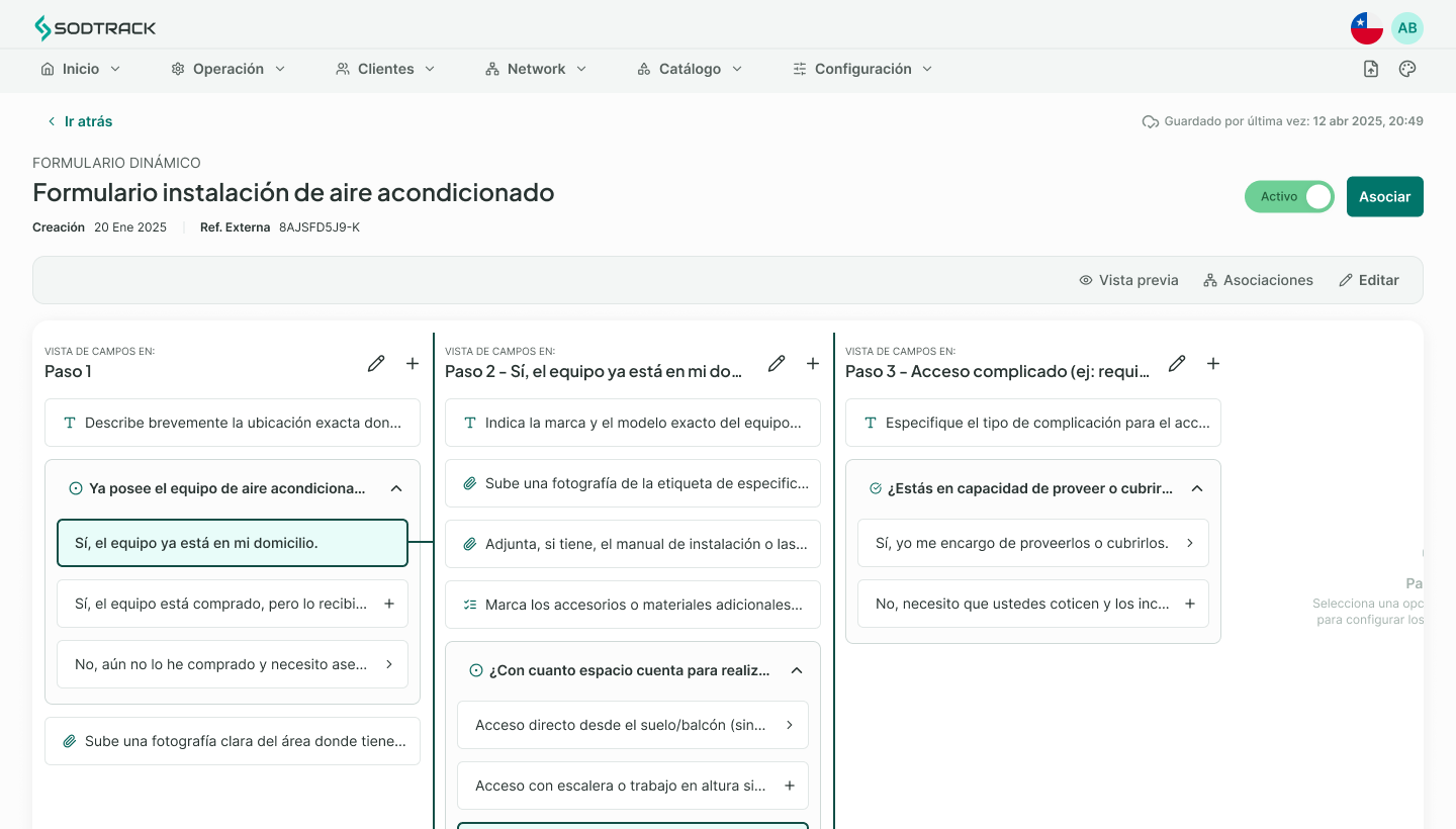 Lead Capture Interface